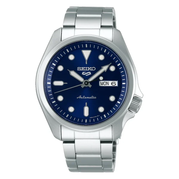 Seiko SRPE53K1 — синий циферблат, стальной корпус и браслет