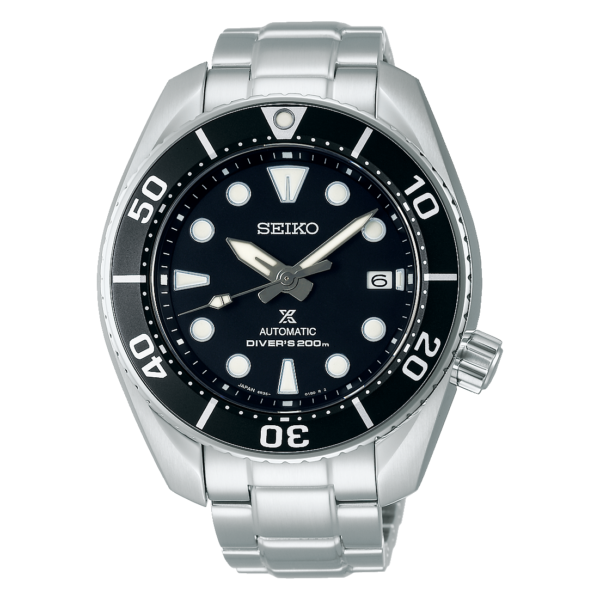 Seiko Prospex SPB101J1 Sumo — чёрный циферблат и стальной браслет