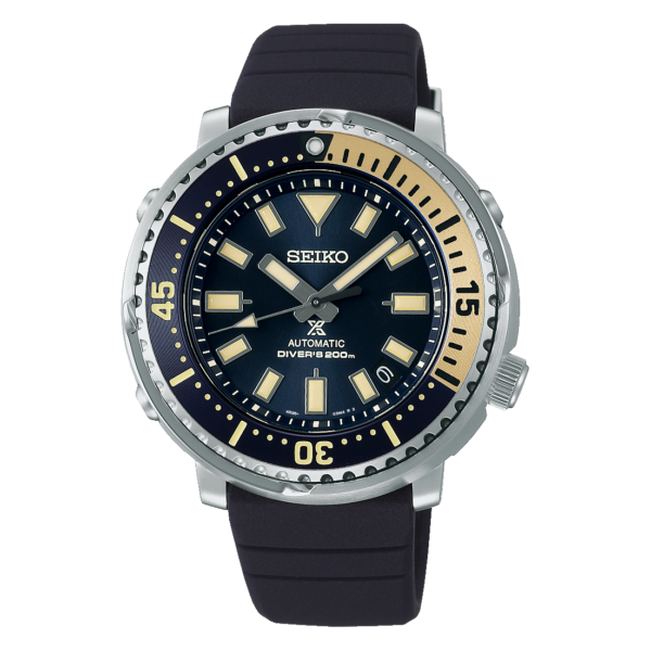 Seiko Prospex SRPF81K1 Automatic Diver’s 200m — синий циферблат и защитный кожух