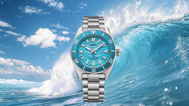 Seiko Prospex HBC011 с синим циферблатом Daytime Blue и стальным браслетом