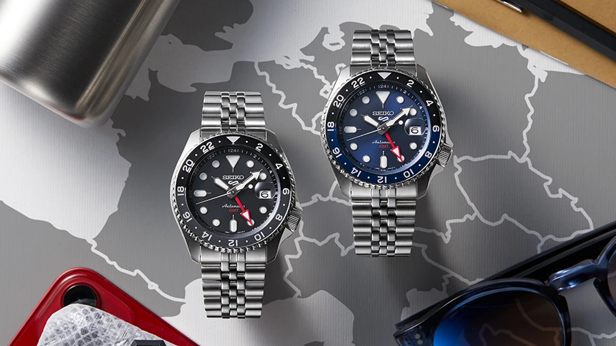 Seiko 5 Sports GMT SSK001K1 и SSK003K1 — дорожная композиция