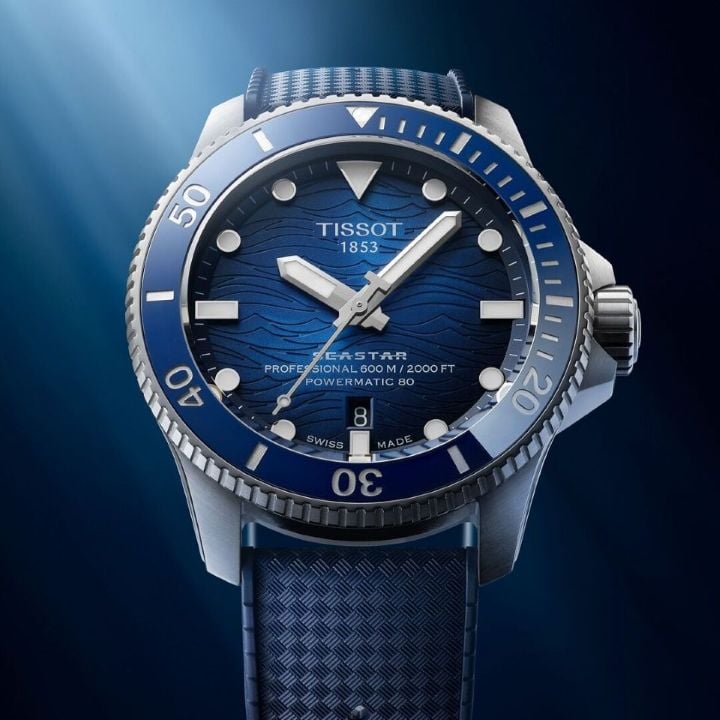 Детали корпуса Tissot Seastar 2000 Professional нового поколения 44 мм