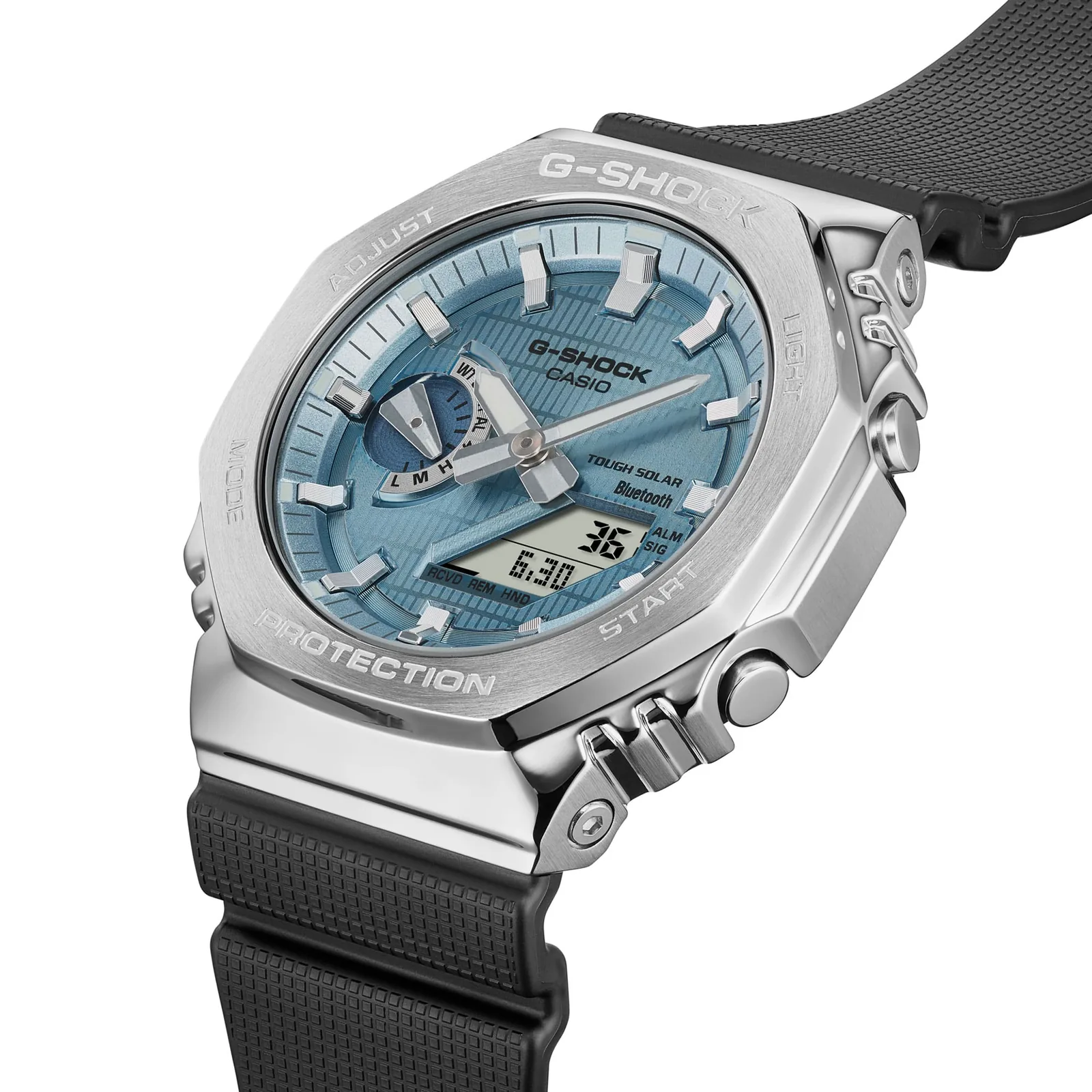 Casio GBM-2100A-1A2 — корпус под углом