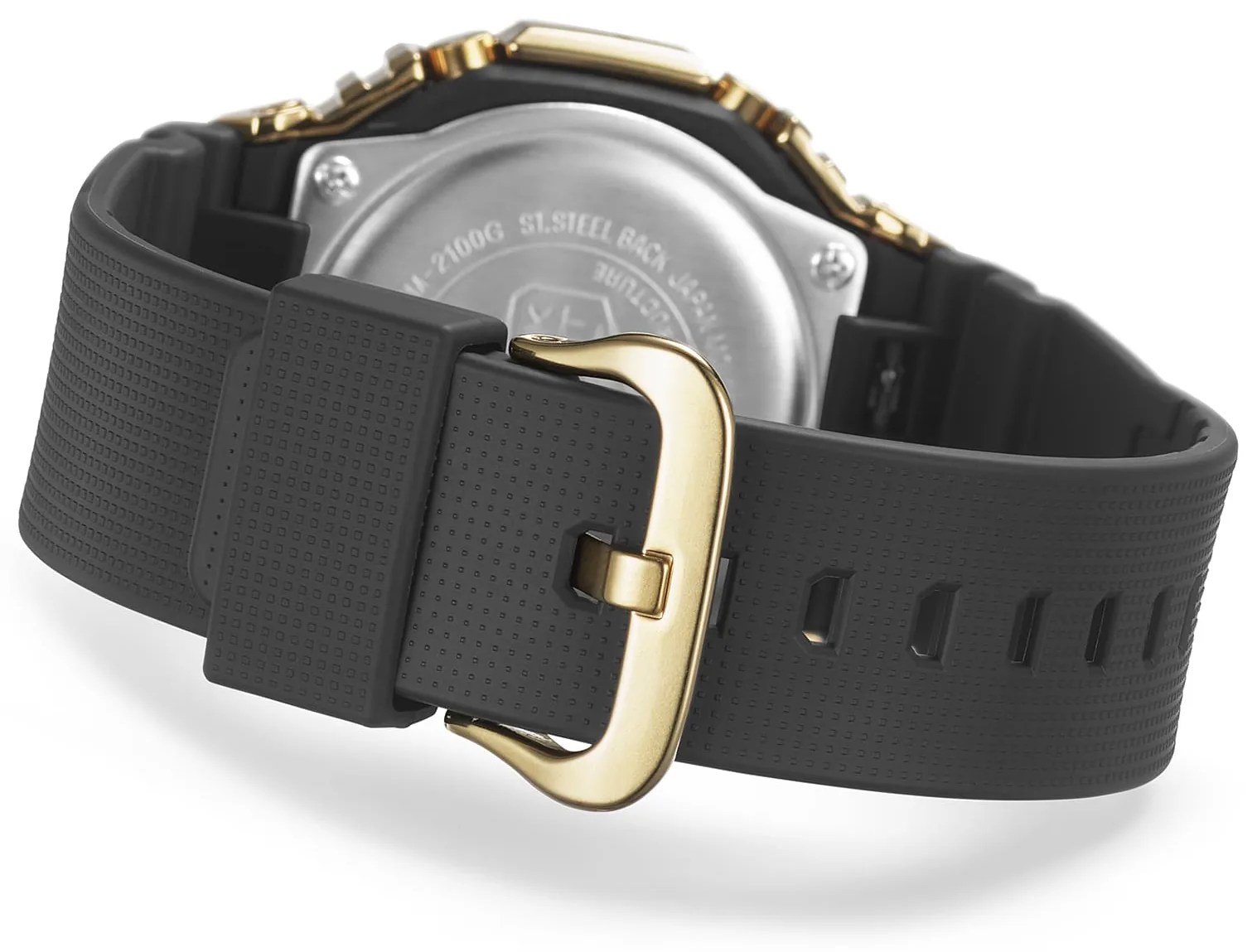 Casio GM-2100G-1A9 — полимерный ремешок и застёжка