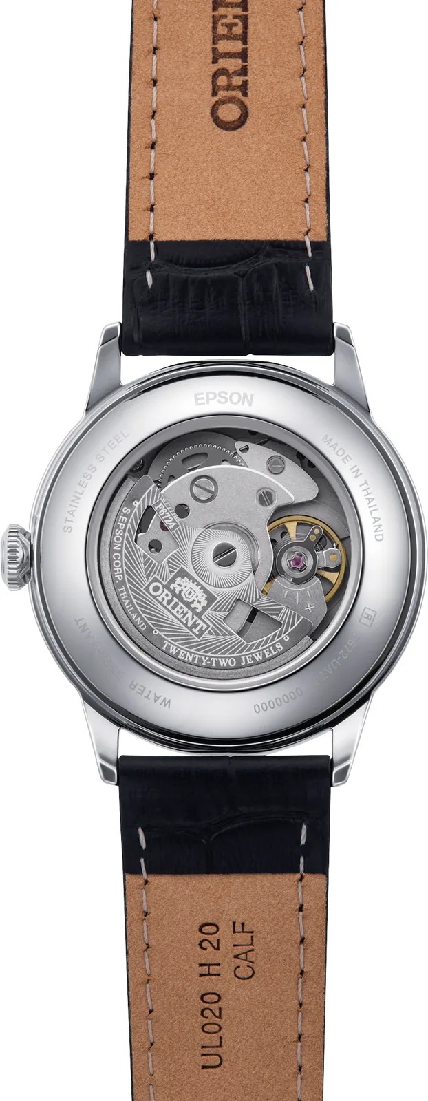 Orient RA-AC0M02B — прозрачная задняя крышка