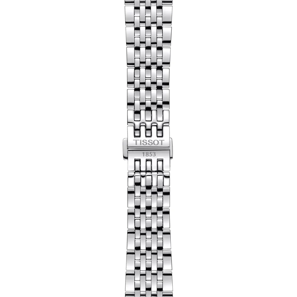 Tissot Le Locle Powermatic 80 T006.407.11.043.00 — стальной браслет и застёжка бабочка