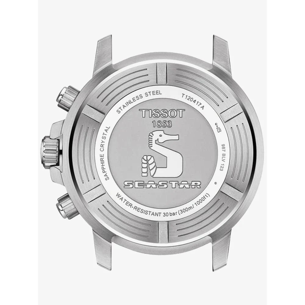Tissot Seastar 1000 Chronograph T120.417.11.041.02 — задняя крышка корпуса