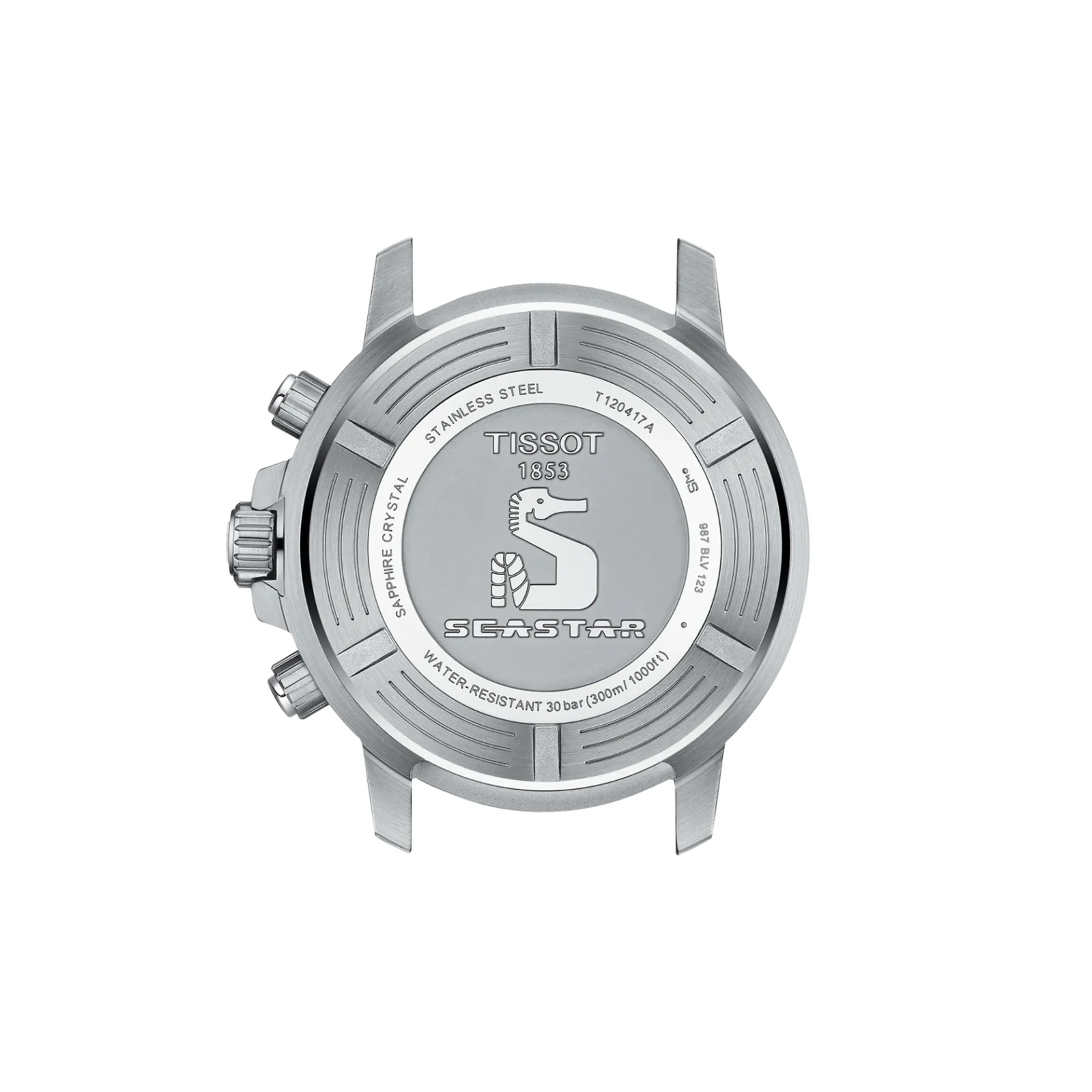 Tissot Seastar 1000 Chronograph T120.417.11.041.03 — завинчивающаяся задняя крышка