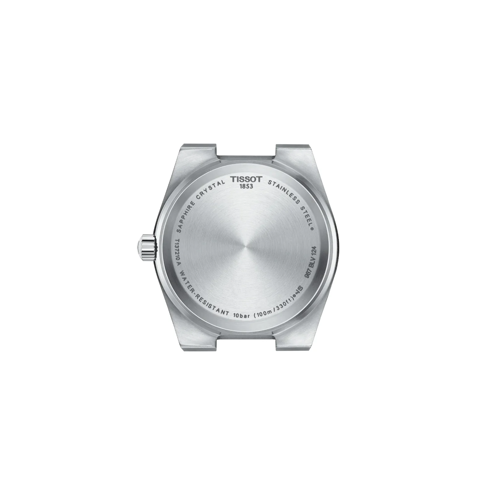 Tissot T137.210.11.031.00 PRX Quartz — закрытая задняя крышка корпуса