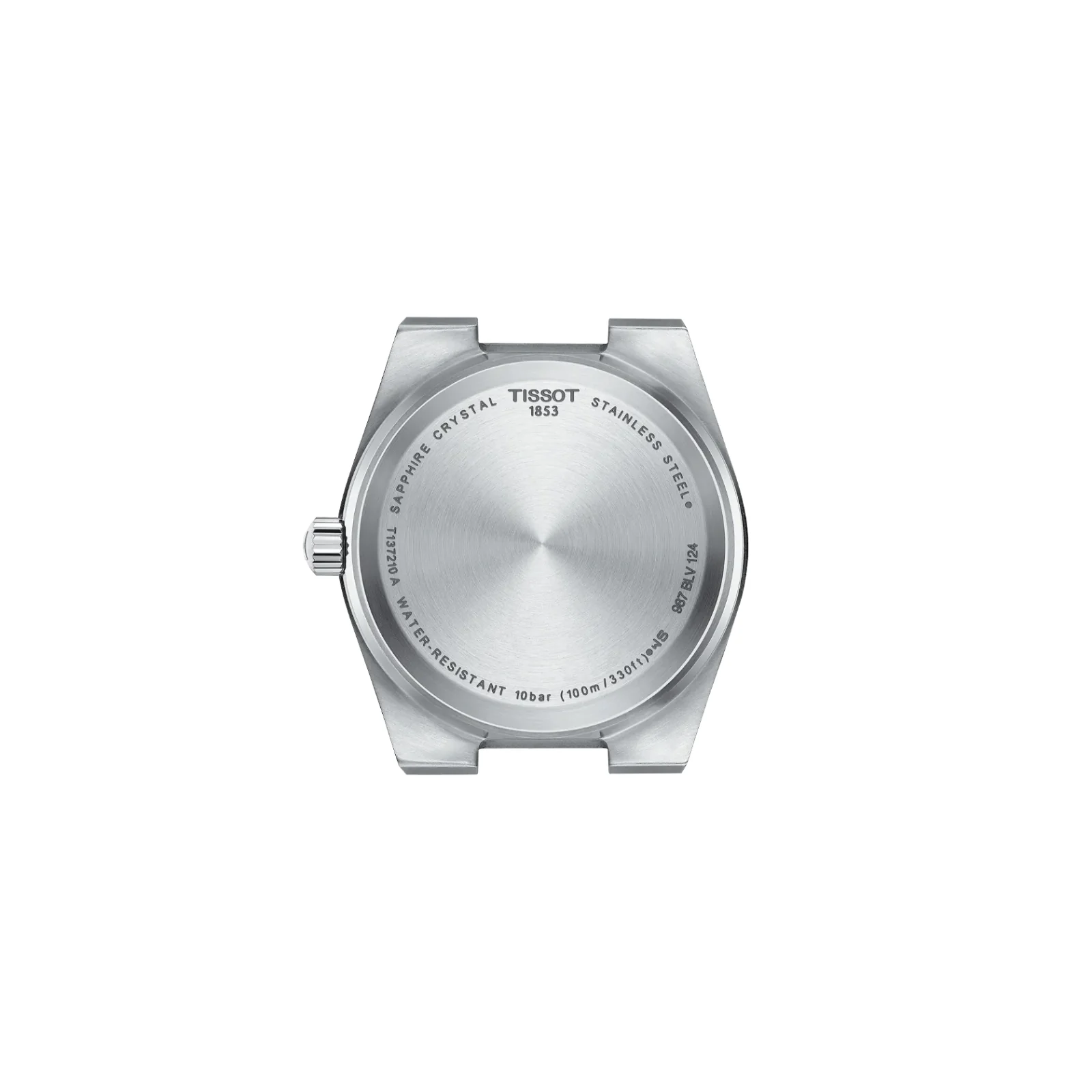 Tissot T137.210.11.091.00 PRX Quartz — закрытая задняя крышка корпуса