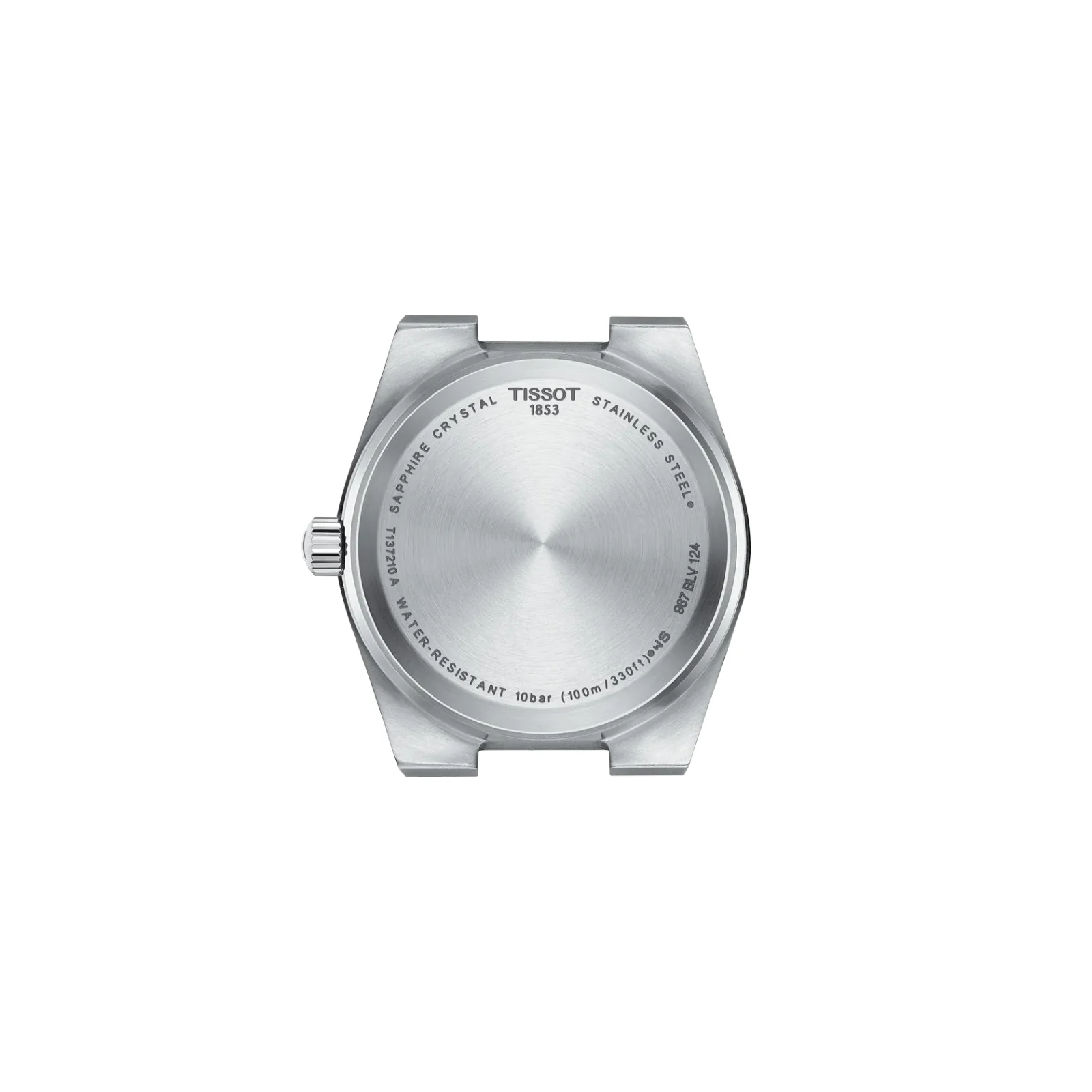 Tissot T137.210.11.351.00 PRX Quartz — закрытая задняя крышка корпуса