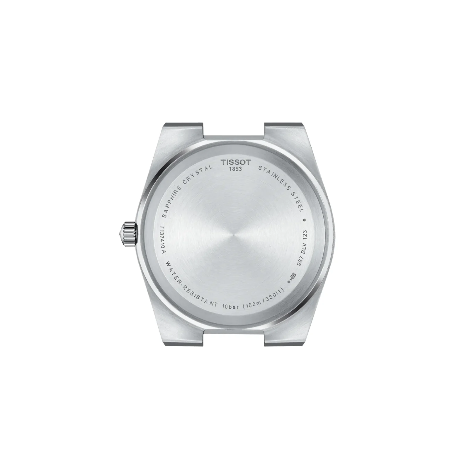 Tissot T137.410.11.091.01 PRX Quartz — закрытая задняя крышка корпуса